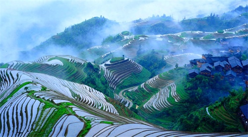 梯田世界之冠——桂林龙脊梯田