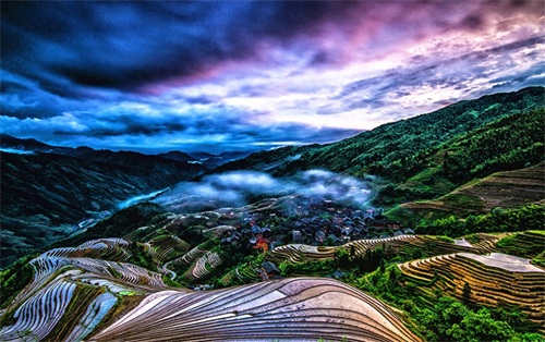 梯田世界之冠——桂林龙脊梯田