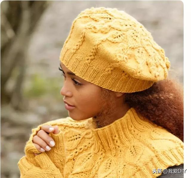 简单漂亮毛线帽子棒针编织（20款棒针编织帽子）(9)