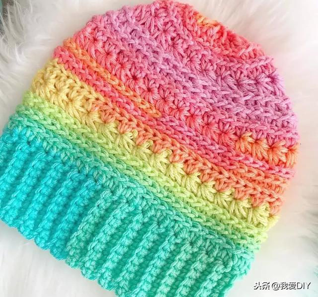 简单漂亮毛线帽子棒针编织（20款棒针编织帽子）(6)