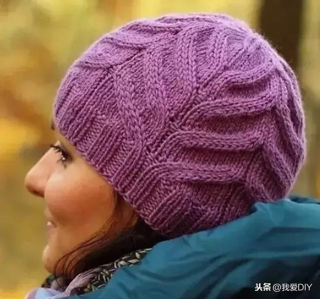 简单漂亮毛线帽子棒针编织（20款棒针编织帽子）(4)
