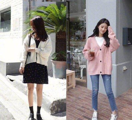 毛衣开衫甜美穿搭（初秋气质单品毛衣开衫）(3)