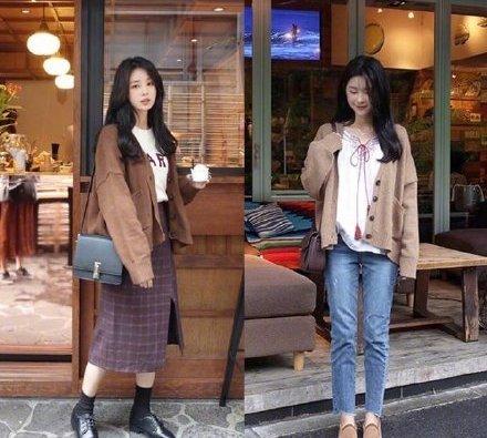 毛衣开衫甜美穿搭（初秋气质单品毛衣开衫）(4)