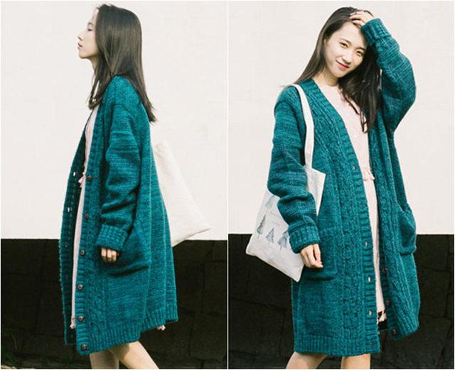 毛衣开衫甜美穿搭（初秋气质单品毛衣开衫）(7)