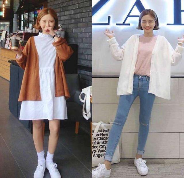 毛衣开衫甜美穿搭（初秋气质单品毛衣开衫）(9)