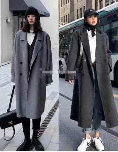 ​36套灰色大衣好看的搭配方法，不老气穿出高级感