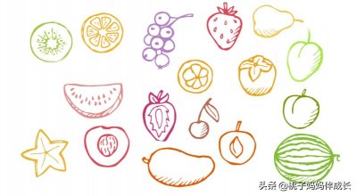 ​好看又好玩的水果简笔画教程，赶紧收藏起来，回家和宝贝一起画！