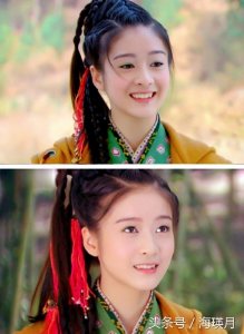 ​张雪迎饰演的这个古装角色好甜美，活泼可爱的“小东邪”