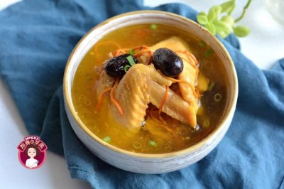 ​红枣虫草花鸡汤：营养丰富，滋补又强身，最适合春天喝