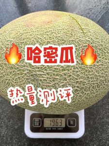 ​哈密瓜的热量（每100克含34大卡）