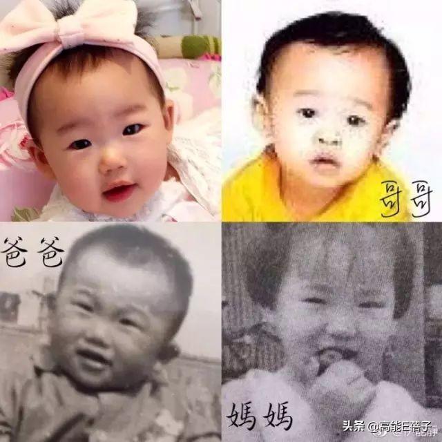 原来王祖蓝女儿长得最像她！哪个明星家庭是最强基因？